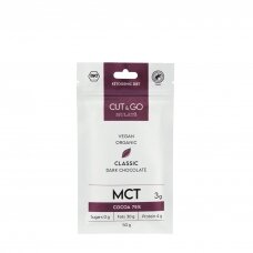 Ekologiškas juodasis šokoladas "CLASSIC" su MCT, 50 g