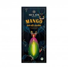 Ekologiškas pieninis šokoladas "MANGO", 80 g