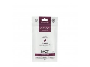 Organic dark chocolate with MCT "CLASSIC", 50 g