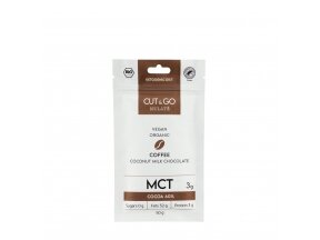 Organic coconut milk chocolate with MCT "COFFEE", 50 g