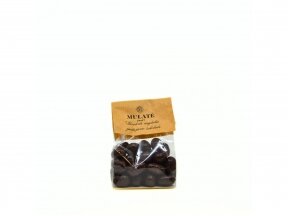 MULATE CRAFT Almonds in black glaze without added sugar and sweetener, 90g