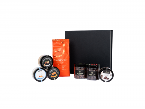 MULATE Festive gift set with Caprisette Belgique coffee beans