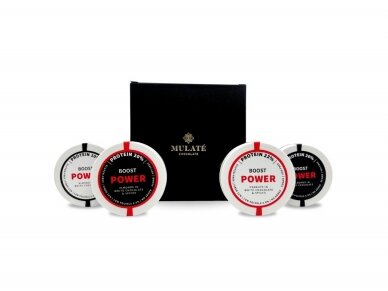 MULATE POWER BOOST baltyminių dražė kolekcija, 240 G MULATE POWER BOOST baltyminių dražė kolekcija, 240 G