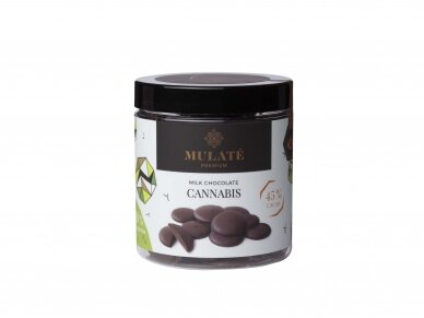 MULATE PREMIUM MILK CANNABIS milk chocolate snack, 150 g