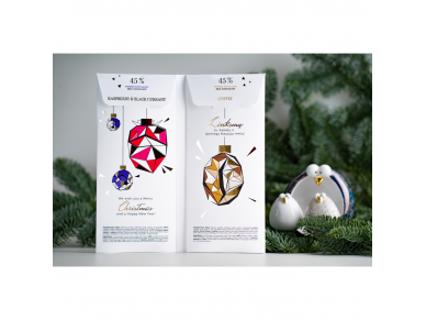 MULATE PREMIUM RASPBERRY & COFFEE Christmas chocolate set 3