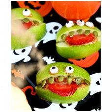 Green monsters with MULATE salted caramel spread